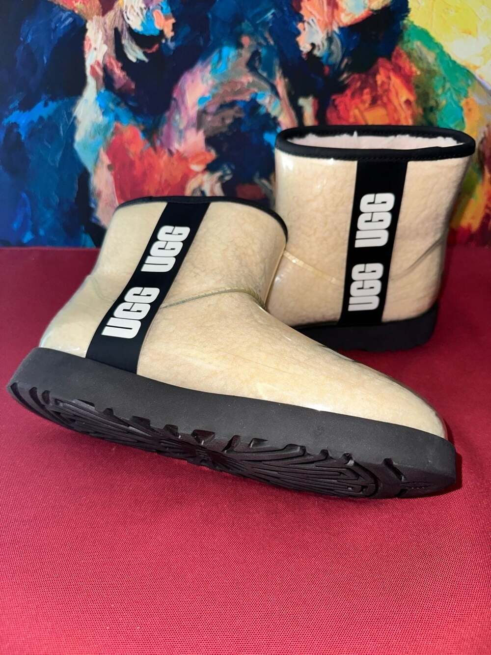 No.35 UGG Women's Classic Clear Mini Boot Natural Black